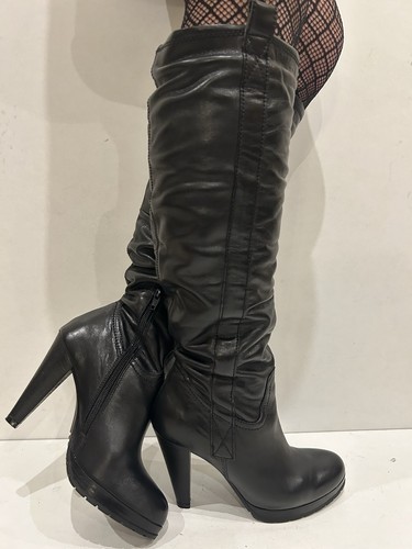 Sexy office black leather - office,