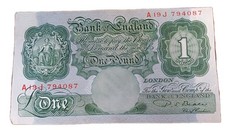 Bank Of England One Pound £1