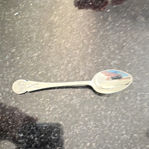 Solid silver spoon - silver, hallmarked
