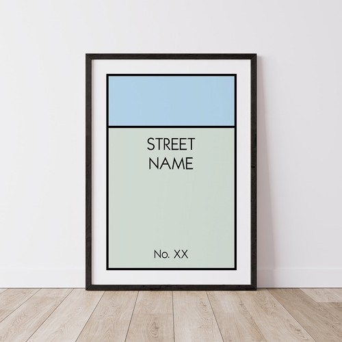 Personalised monopoly print - monopoly,
