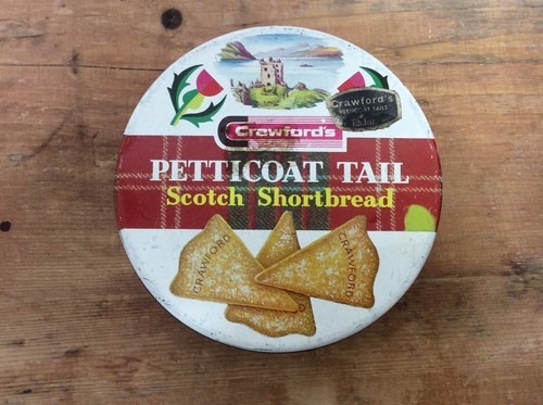 Vintage round tin crawfords - vintage,