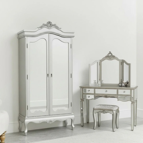 Silver mirrored double - mirrored,