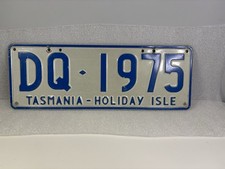 Australian Australia Tasmania Holiday Isle Number License Plate