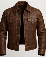 Handcrafted Brown Sheepskin