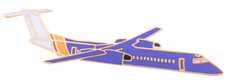 Dash 8 De Havilland Canada DHC-8 In Flybe Livery Aircraft Pin Badge