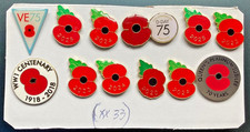 12 x  ENAMELLED REMEMBRANCE