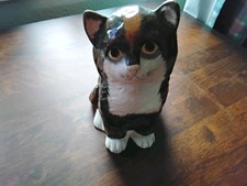 Babbacombe Pottery Black and Ginger Kitten Figurine Made In Devon