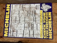 Old garage michelin metal tire - old,