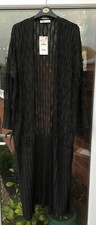 BNWT ZARA BLACK BEADED LONG