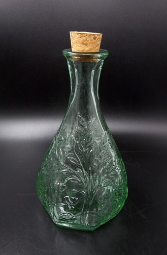 Octagonal embossed bottle - embossed,