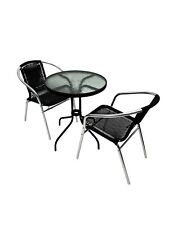 Black Rattan Bistro Furniture, Rattan Garden Furniture Sets, BE Furniture Sets