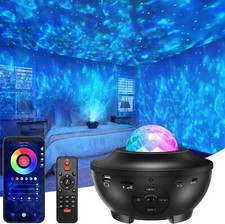 Upgraded Star Projector Night Light - Bluetooth Music Sync Sky Decor