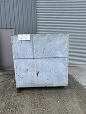 large galvanised water tank