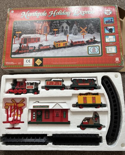 Vintage christmas train set - train,