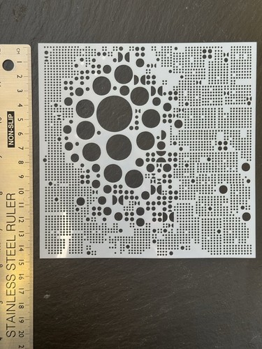 Stencil background circles - background,