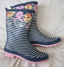 Ladies Wellies Size 6 Boots Floral waterproof 