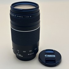 Canon EF 75-300mm f/4-5.6 III USM Telephoto DSLR Zoom Lens (SEE DESCRIPTION)