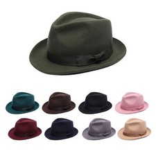 Wool Trilby Hat Crushable