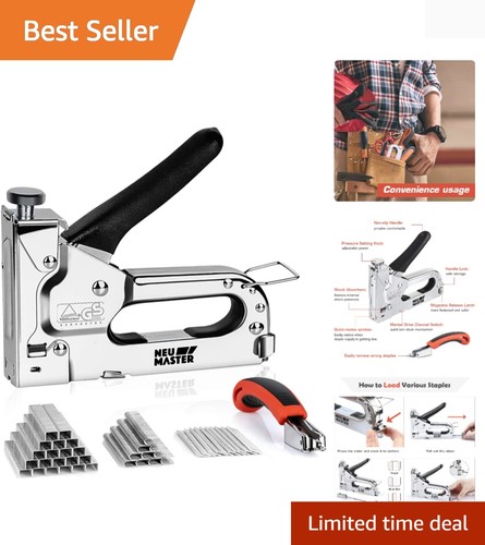 Heavy duty staple gun - 3-in-1,
