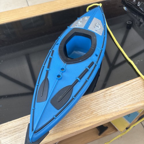 Action man canoe used unboxed - man,