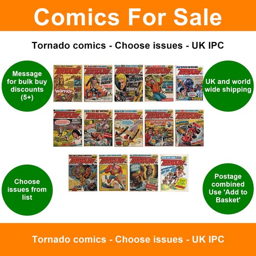 Tornado comics choose issues - comics,