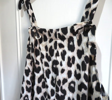 ANIMAL PRINT  DUNGAREE  STYLE