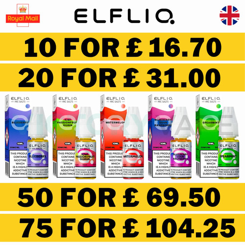 Elfliq nic salt - 10ml, e