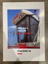 Class Combine, Balers & Forage Harvester Mega Jaguar Vintage Brochure Leaflet