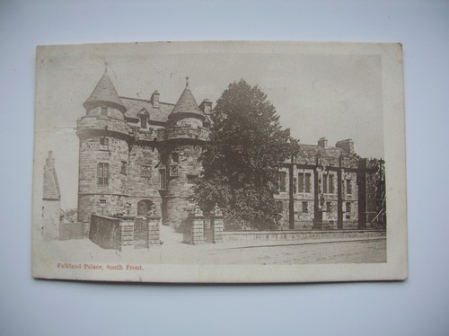 Falkland palace postcard - falkland,
