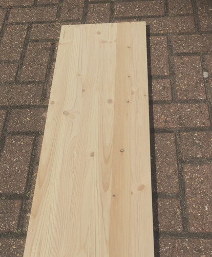 Solid pine shelf - pine,