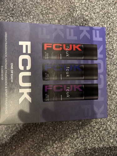 Fcuk bodyspray trio gift set - fcuk,
