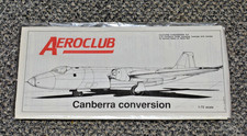 Airfix Italeri 1/72 Canberra T4/B6 Conversion Vacform kit. Fuselage & Canopies