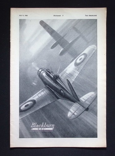 Original 1940 advert blackburn - original,