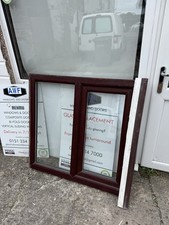 Used UPVC Window Rosewood On White Tilt And Turn