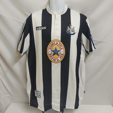 NEWCASTLE UNITED Home Football Shirt 1995 96 97 Adidas Brown Ale 2XL VINTAGE
