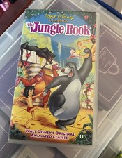 The Jungle Book VHS Video Walt