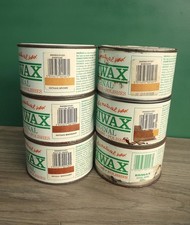 BRIWAX  x2 400g tins (antique brown OR mahogany) - unused been in storage