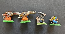 Warhammer Fantasy Skaven Warplock Jezzail Team, Jezzail & Packmaster Metal Lot