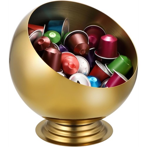 Coffee pod holder gold - pod, holder,
