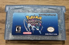 Pokémon Liquid Crystal GBA Nintendo Gameboy Advance