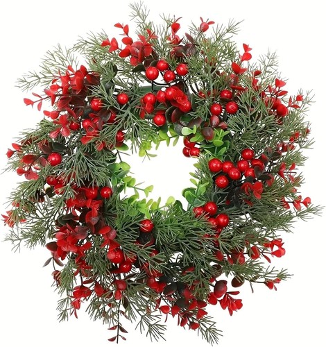 Door wreath 1pc artificial - door,