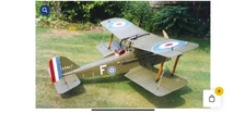 RAF S.E.5A 1/4 Scale 80” by Dennis Bryant Laser Cut Wood Pack & Vickers MG only 