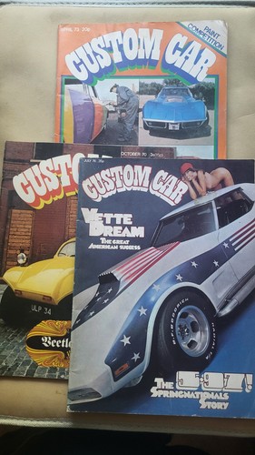 Vintage custom car magazine - car,