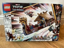 Lego Thor The Goat Boat Marvel Thor Love and Thunder 76208 ( box damage)