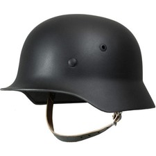 WW2 German M35 Black Helmet -