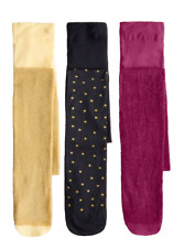 Kids Opaque Glitter Tights 3