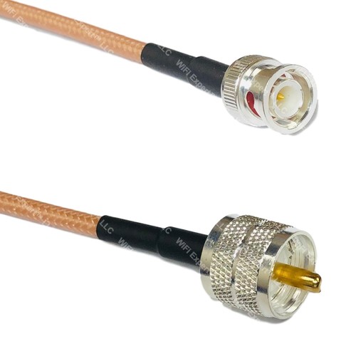 Rg400 bnc male pl259 - male,