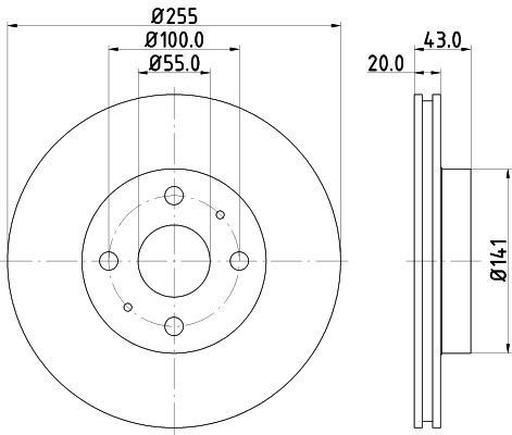 Hella 8dd 355 - hella, brake