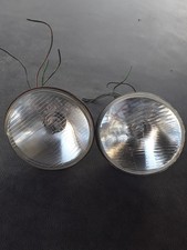 5. 3/4" CLASSIC CAR  HEADLIGHTS HALOGEN H4 WITHOUT PILOT/SIDE LIGHT