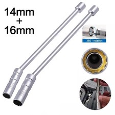 16+14 Magnetic Thin Wall Spark Plug Socket Removal Tool 12Point 3/8 Drive Fr BMW